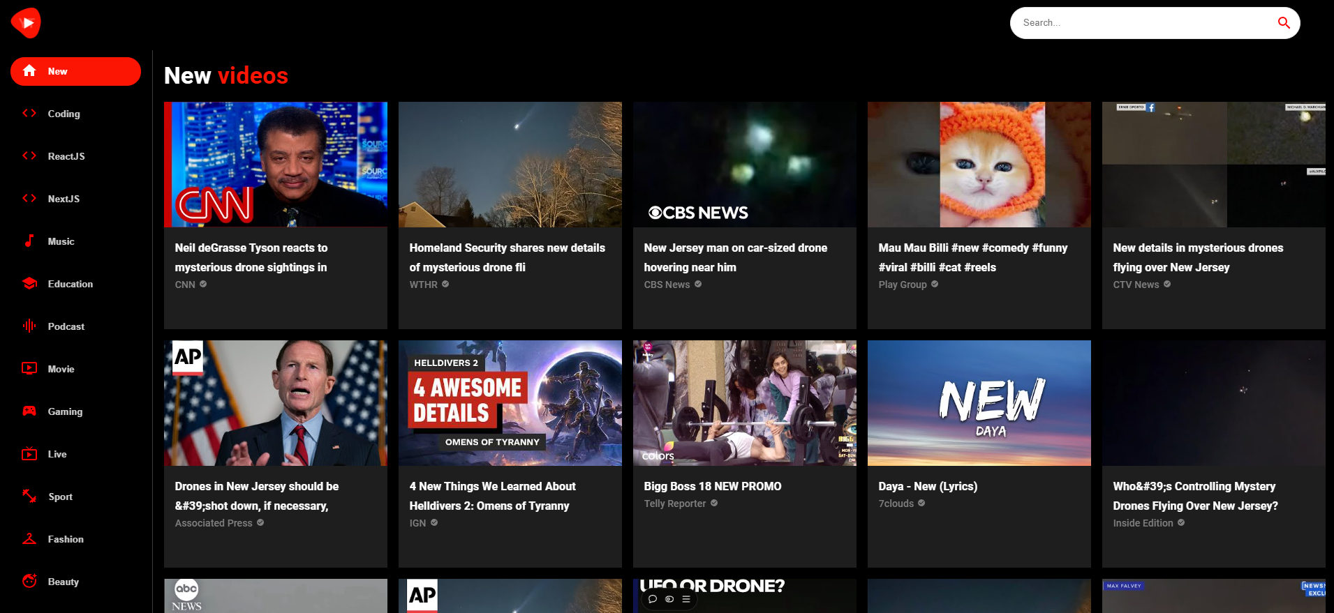 YouTube Clone